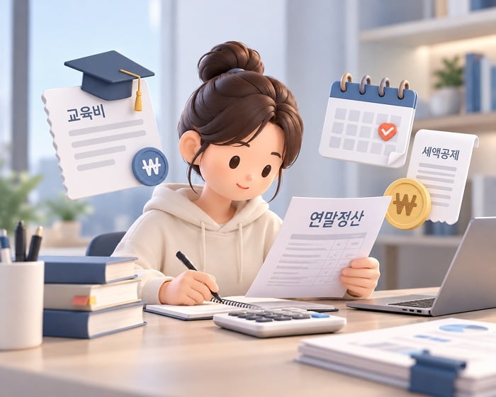 수능 응시료 연말 정산 되나요? 수능 응시료 부터 대학 등록금까지, 교육비 세액공제 안내